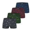 Men's bamboo briefs scorpion print M6815 4pcs in a pack