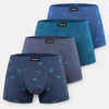Men’s Cotton Stretch Scorpion Print Boxer Briefs G5186 - 4pcs in a pack