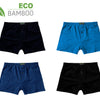 Men's loose bamboo boxer shorts HF031 4 pieces per pack