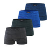 Men's bamboo boxers M0166-FM0166 4pcs in a pack
