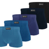 Męskie luźne oddychające miękkie odprowadzające wilgoć z rozporkiem bielizna FM602, 4 sztuki w opakowaniu