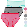 Women's Breathable Classic panties STRIPES PE1012 - 3 pieces in a pack
