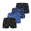 Cotton boxer shorts Football G5217 - 4pcs in a pack