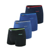 Herren-Boxershorts aus Bambus, Modell M6761, 4 Stück pro Packung