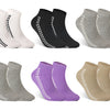 Women's ankle bamboo fiber socks 4XW2683 6 pairs
