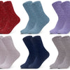 Women's furry thermal socks ZWD-201 6 pairs