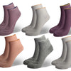 Dámske členkové ponožky Z875 - 6 párov