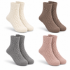 Damskie wełniane skarpetki termalne LY253 4 pary