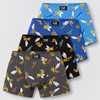 Men’s Soft Stretch Hornet Pattern Boxer Briefs G55585 - 4pcs in a pack