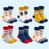 Boys’ Cotton Crew Socks with Cartoon & Space Designs MT5010 – 6 Pairs