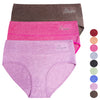 Women's high-waisted cotton panties CZ8021A- 3 pcs in a pack