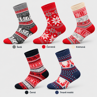 ECM-9115MC men's thermal Christmas socks colors