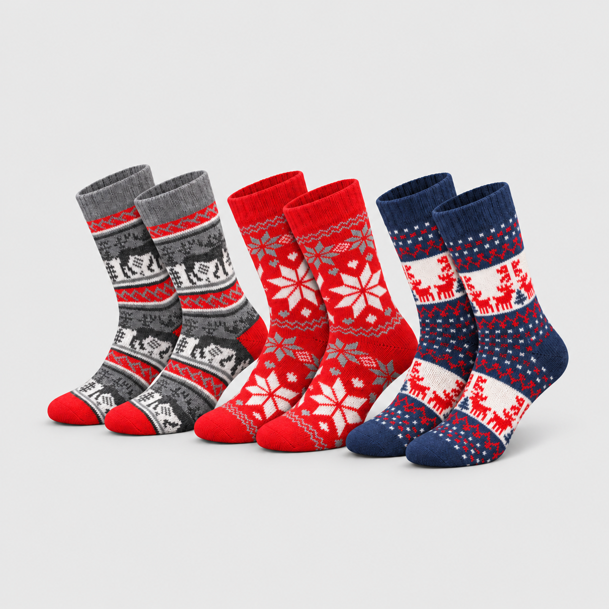 ECM-9115MC men's thermal Christmas socks main