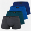 FANNIFEN Men’s Soft Stretch Striped Boxer Briefs M6723 – 4 pcs in a pack