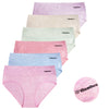 Women's High-Waisted Bamboo Solid Color Panties RZ1009A - 3-Pack