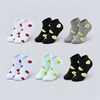 Women’s Lightweight Fruit Pattern Ankle Socks XW2658-6 Pairs