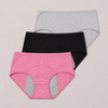 Women’s Soft Cotton Mid-Waist Leakproof Period Underwear YW4184/YW4228- 3 pcs