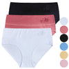 Women's high-waisted cotton embroidered swan YW4203A - 3 pcs in a pack
