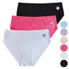 Dámske klasické bavlnené nohavičky s elastickým lemom, jahodová farba YW4241 3 ks
