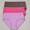 Women's high-waisted cotton panties CZ8021A- 3 pcs in a pack
