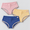 Women’s Cotton-Blend High-Waist Owl Briefs YW4150-3 Pieces