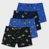 FANNIFEN Men’s Viscose Boxer Briefs with Beer Print M6661- 4 pcs in a pack