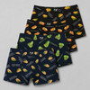 FANNIFEN Men’s Printed Cotton Boxer Briefs G55580- 4 pcs in a pack