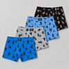 FANNIFEN Men’s Cotton Boxer Briefs with Figure Print G55590- 4 pcs in a pack