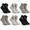 Women's Sport Ankle Socks with Reinforced Heel & Toe ZTY-S536 – 6 Pairs