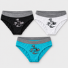 Women’s Cotton-Blend Cat Print Briefs YW4027-3 Pieces