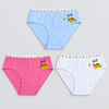 Women’s Cotton-Blend Smile Print Briefs YW4242-3 Pieces